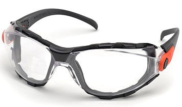 Go-Specs™ Foam Lined Eyewear with Clear Lens - Safety Eyewear